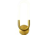 Applique Minimalista, Design A U, Efficienza Energetica, Rame 45U, Luce Calda