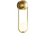 Applique Minimalista, Design A U, Efficienza Energetica, Rame-01, Luce Neutra