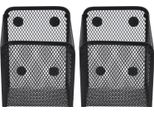 Portapenne Magnetico Griglia Metallica Multifunzionale Organizzatore Stazionario Cestino Per Frigorifero Lavagna Cancellabile A Secco Lavagna Bianca 2Pcs