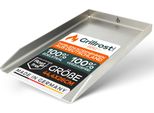 Piastra Per Grigliare In Acciaio Inox | Plancha 44,3X26Cm - Adatta Per Weber Spirit | Solido 4Mm