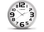 Esperanza EHC013W Wall Clock - Zurich - Black Quartz Clock Oval Black. White