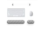 Inf Set Ergonomico Poggiapolsi Tastiera E Mouse Per Sollievo Affaticamento Grigio