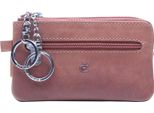 Esquire Pelle Caso Chiave Dallas Key Case With Cc Brown Marrone