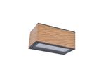 ECO-LIGHT 5189135118 Lutec Led Applique Da Esterno Gemini Antracite/Legno 10,5W 700Lm 4000K IP54