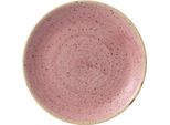 Churchill Stonecast Petal Pink Teller Flach, Coup, ø: 165 Mm