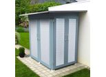 Gerätehaus / Geräteschrank Weka GartenQ Kompakt grau 210x150cm