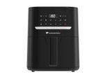 Friggitrice Ad Aria Calda, Senza Olio, Continental Edison FRSH1400B, 4,5 L, 1400 W, Display Digitale, 10 Programmi Di Cottura Preimpostati, Nero