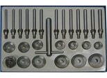 Bgs Set Di Frese Per Sedi Di Valvole 30 - 60 Mm 27 Pezzi - 1970