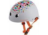 Polisport Urban Radical Casco Da Bicicletta S 53-55 Cm Triangoli Bianco Goudanje