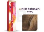 Wella Professionals Color Touch Pure Naturals Colore Demi-Permanente Professionale Per Capelli Ad Effetto Multidimensionale 7/03 60 Ml