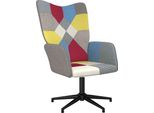 Vidaxl Poltrona Relax Tessuto Patchwork