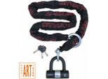 Citycat Chain Lock Art **** 180 Cm X 10,5 Mm. Con Occhiello E Mini Clip Lock