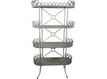 Scaffale Clayre & Eef 91X36X168 Cm Ferro Grigio