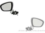 Johns, Specchietto Retrovisore Esterno Adatto Per Citroen C3 DS3 11/09- Set Sinistra Destra Base 00008154AV 8154AV 00008154AW 8154AW