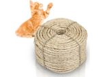 Jiubiaz Sisal Corda Corde Guinzaglio Tiragraffi Corda Naturale Gatto Scala Tiragraffi Varie Lunghezze Lunghezze 3000*0.8CM