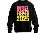 Island Fever 2025 Isola Vacanza Vacanza Estate Spiaggia Palme Mare Felpa Unisex Pullover, Nero, Xl
