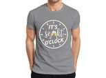 It's Champagne O'clock Champagne Time Champagne Clock Champagne Party Prosecco T-Shirt Da Uomo, Grigio, M