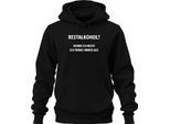 Non Conosco L'alcol Residuo, Bevo Sempre Da Birra Regalo Di Festa Felpa Con Cappuccio Unisex, Nero, M