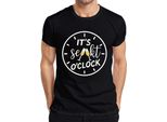 It's Champagne O'clock Champagne Time Champagne Clock Champagne Party Prosecco T-Shirt Da Uomo, Nero, L