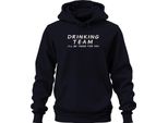 Drinking Team I'll Be There For You Friends Serienfan Party Trinkspiel Unisex Felpa Con Cappuccio Kapuzenpullover, Navy, Xl