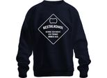 Non Conosco L'alcol Residuo Che Bevo, Divertente Birra Che Dice Festa, Felpa Unisex, Navy, Xxl