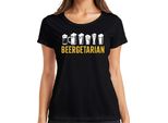 Maglietta Da Donna Beergetarian Beer Lover Gift Beer Fan Craft Beer Pub, Nero, 3XL