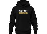Beergetarian Amante Della Birra Regalo Birra Fan Birra Artigianale Pub Unisex Felpa Con Cappuccio, Nero, S