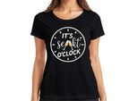 It's Champagne O'clock Champagne Time Champagne Clock Champagne Party Prosecco T-Shirt Da Donna, Nero, Xl