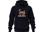 Pedro Spritz Raccoon Aperol Spritz Cocktail Summer Gift Unisex Felpa Con Cappuccio, Navy, Xl