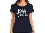 Maglietta Da Donna Per Bar Con Parodia Del Signore Degli Anelli, Navy, Xxl