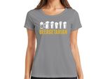 Maglietta Da Donna Beergetarian Beer Lover Gift Beer Fan Craft Beer Pub, Grigio, 3XL