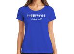 Maglietta Da Donna "Loving Dear"" Con Frase Piena Di Giochi Di Parole, Regalo Divertente Per La Fidanzata, Blu, Xl"