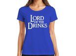 Maglietta Da Donna Per Bar Con Parodia Del Signore Degli Anelli, Blue, Xxl