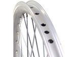 Ruota Posteriore Roland 26 X 1,75 Mozzo Freno Alluminio Profilo A V Argento
