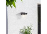 Brillante Applique Solare Nera Da Esterno Parson | Con Rilevatore Di Movimento | 2W 250Lm 3000K | IP44 | Plastica