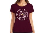 It's Champagne O'clock Champagne Time Champagne Clock Champagne Party Prosecco T-Shirt Da Donna, Borgogna, L