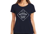 Non Conosco L'alcol Residuo Che Bevo, Divertente Birra Che Dice Festa Maglietta Da Donna, Navy, Xl