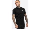 T-Shirt Uomo Regular Fit Brindister Nero/Bianco Xxl Lonsdale