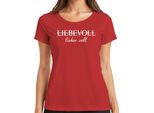 Maglietta Da Donna "Loving Dear"", Rosso, Xxl, Con Un Divertente Gioco Di Parole"