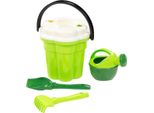 Cavallino Safari Xl Classic Set Di Secchi Con Annaffiatoio Verde, 4Dlg.