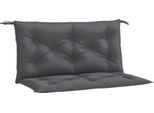 Vidaxl Cuscini Per Panca Da Giardino 2 Pz. Antracite 100X50X7 Cm Tessuto Oxford