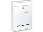 Burg-WäChter 5871 W Cassetta Delle Lettere A Tasca - 215 X 315 X 75 Mm, Bianco, Acciaio
