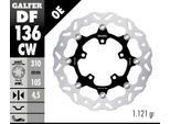 Set Di Dischi Freno Galfer 2X DF136CW Wave® Flottante Anteriore 310X4.5Mm Per Honda Cbr R Cb X 500 / 650 Ccm Anno 2019 - 2023
