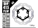 Set Di Dischi Freno Galfer 2X DF415FLW Wave® Anteriori Flottanti 270X4.5Mm Per Kymco Ak Xciting Is Vs I 400 / 550 Ccm
