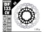 Set Di Dischi Freno Galfer 2X DF133CW Wave® Flottanti Anteriori 310X4.5Mm Per Honda Cb R Ra Forza Nt 750 - 1100 Ccm Anno 2018 - 2023
