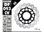 Set Di Dischi Freno Galfer 2X DF093CW Wave® Flottanti Anteriori 320X4.5Mm Per Honda Vfr F Fa 1200 Ccm Anno 2010 - 2016