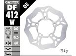 Set Di Dischi Freno Galfer 2X DF412W Wave® Rigido Anteriore 260X4Mm Per Kymco People I S Abs Gti I Agility City 125 - 300 Cc