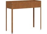 Vidaxl Fioriera 100,5X40,5X90 Cm In Acciaio Corten