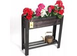 Mensola Per Vasi Da Fiori Inserto In Legno Nero Per Fiori Piante Vaso Da Fiori