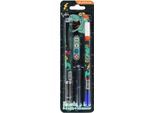 Stilografica Con Cartucce E Gomma Skate Dino Starpak